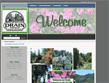 Tablet Screenshot of cityofdrain.org